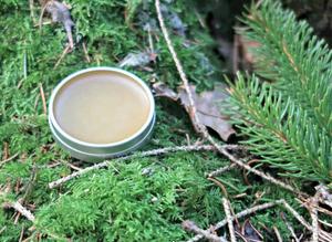 A Holiday Balm Plot? How to make Pine Rosin Balm at home.