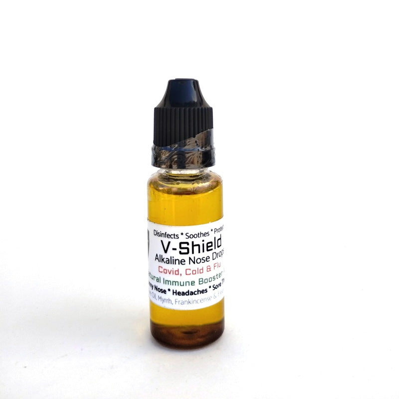 V-Shield antiviral super alkaline nasal defense drops